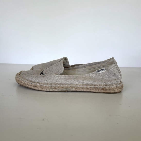 Soludos | Shoes | Soludos Eye Wink Espadrilles | Poshmark Soludos x Jason Polan Wink Embroidered Smoking Slipper Espadrille, 6